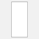 Blank vertical rectangle with thin outline.