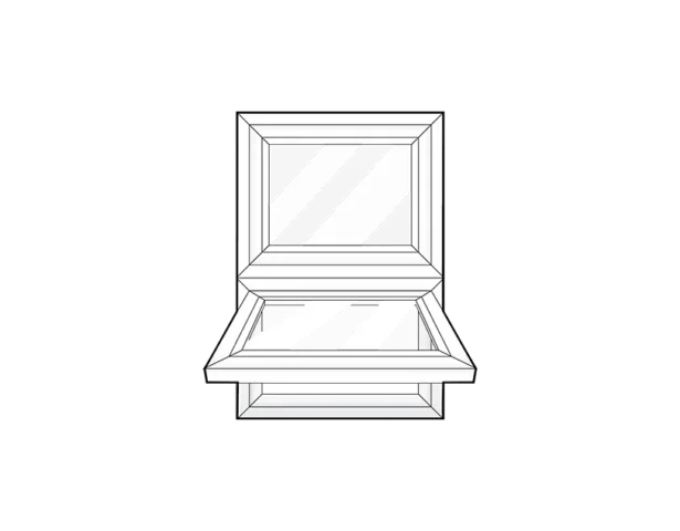 Abstract geometric shapes on black background.