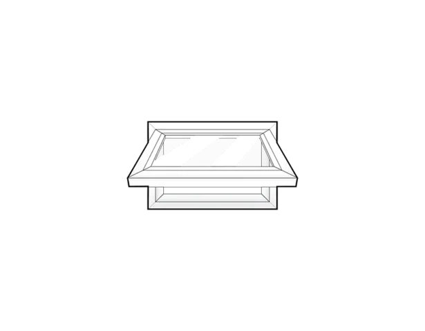 Geometric optical illusion on black background.
