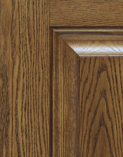 Wooden cabinet door with detailed grain pattern.